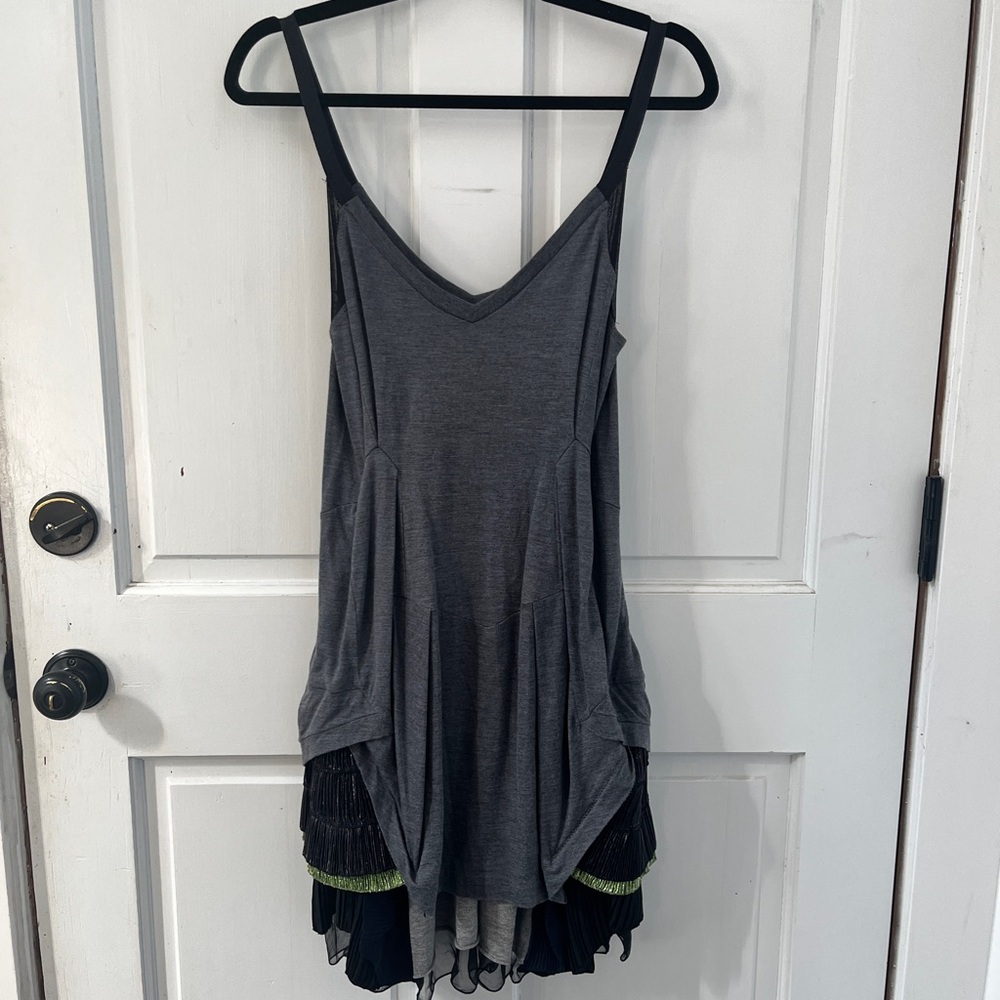 TOGA ARCHIVES Gray Sleeveless Jersey Dress